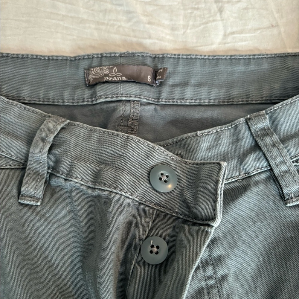 Size 8 slate blue prana ankle pants